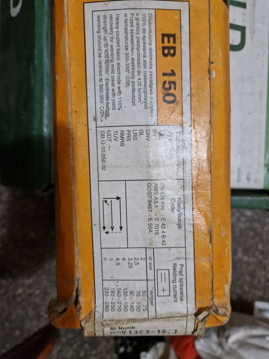 Elektrody zasadowe metalweld basoweld 50 4,0x450mm