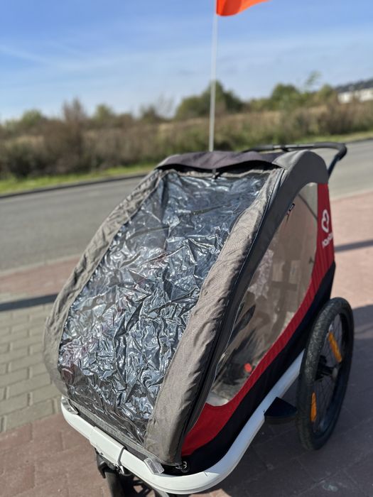 Przyczepka rowerowa wózek dla dwójki dzieci Hamax Ixplorer