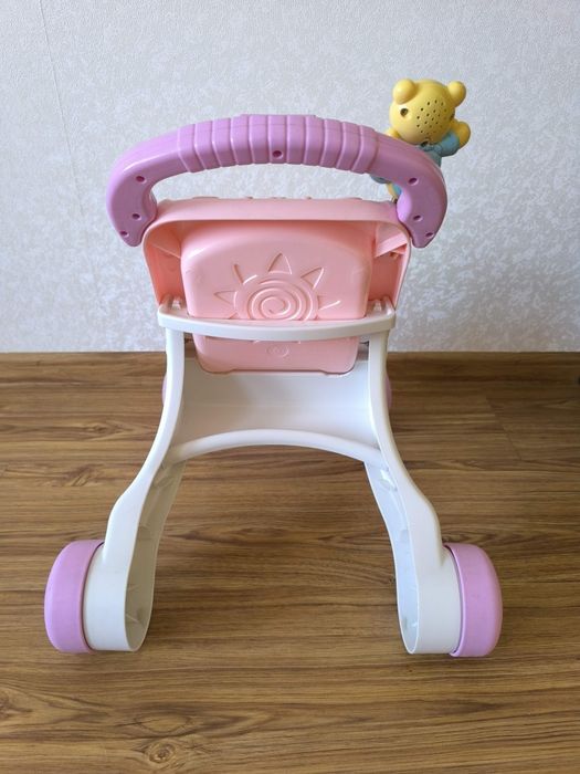 Коляска – ходунки і лялька мягка з брязкальцем Fisher-Price
