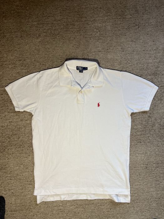 Поло Ralph Lauren білий колір