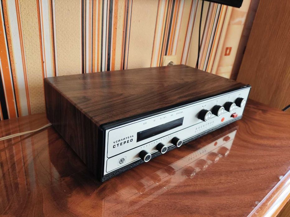 Электрон-104 стерео винтажный Hi-Fi усилитель 1-го класса