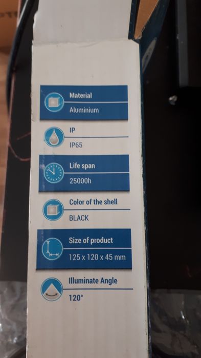 Projetor LED 10w luz fria IP65