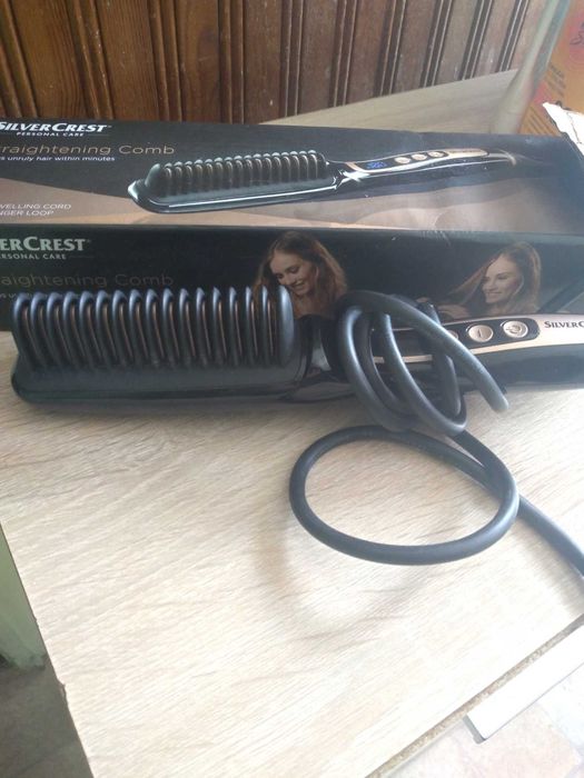 Grzebień prostownica elektryczny, do włosów, Silvercrest