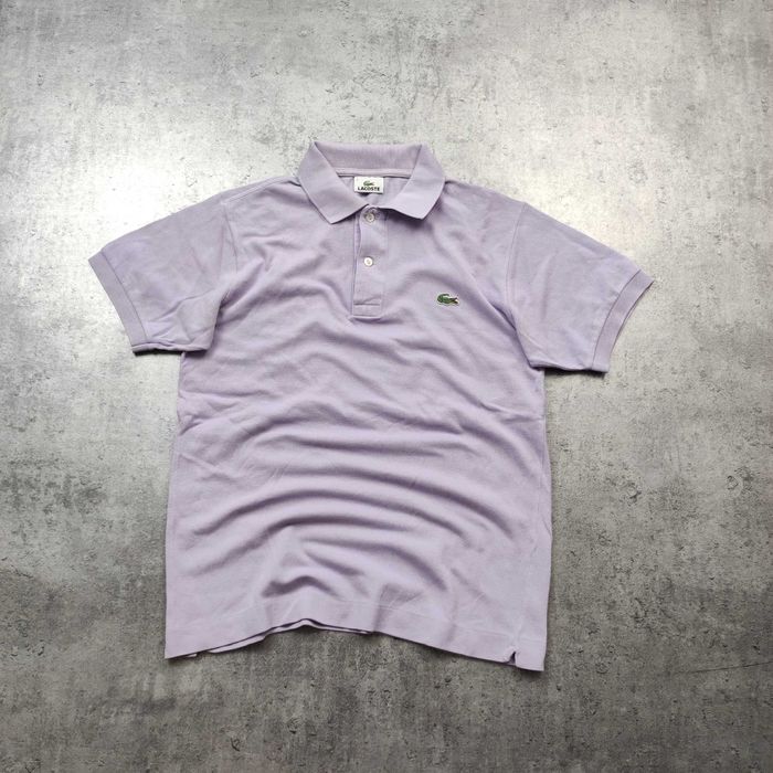 MĘSKA Koszulka Bawełna PREMIUM lilia Elegancka Lacoste Haft Logo Polo