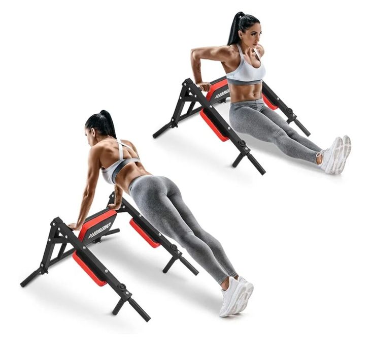 Barra 2 em 1 - Elevações e abdominais