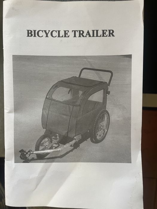 Atrelado Biciclete Crianças/Cães/ Multifunções