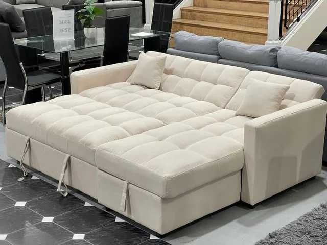 Sofá cama chaise longue bege - entrega gratuita! SÓ 423€