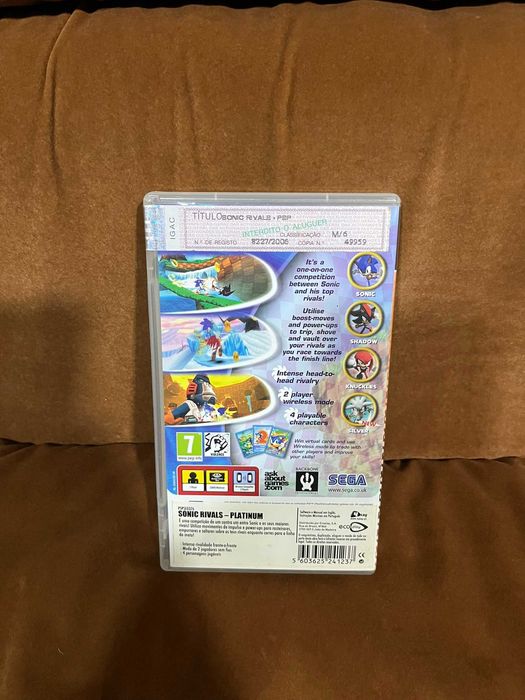 Jogo PSP Sonic Rivals