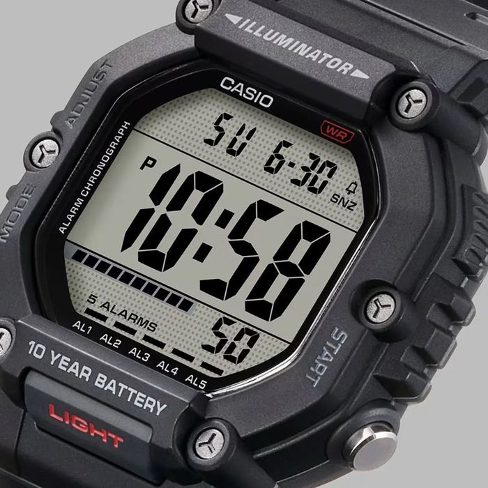 Casio AE-1600H-1AVEF zegarek wr 100m nowy okazja illuminator 10 lat