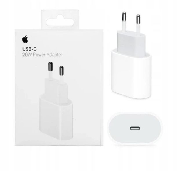 outlet orginalna ladowarka kostka apple power zasilacz usb-c 20w biały