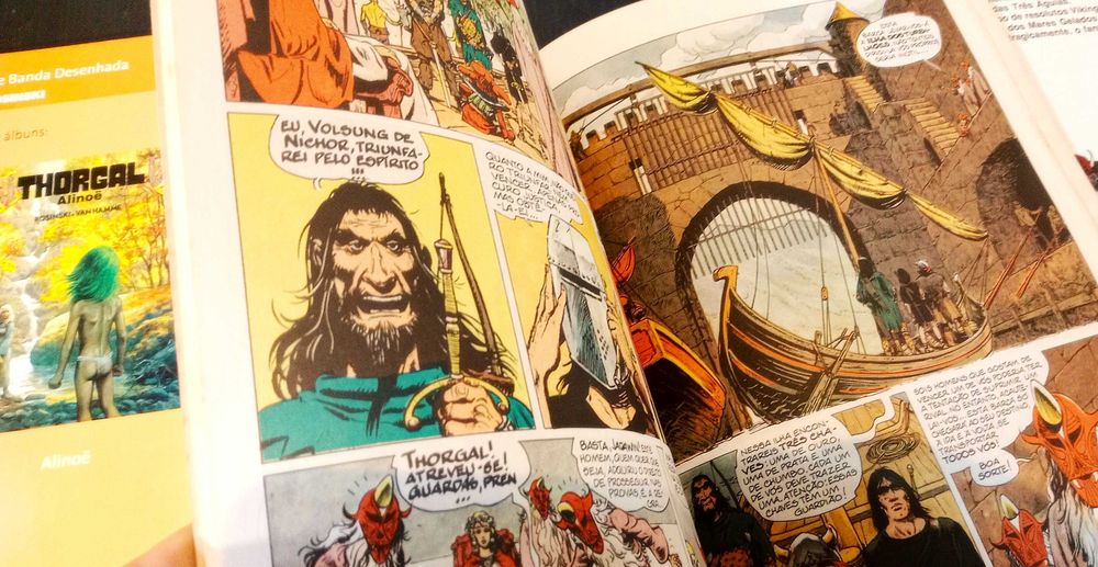 Lote 3x Livros BD Thorgal