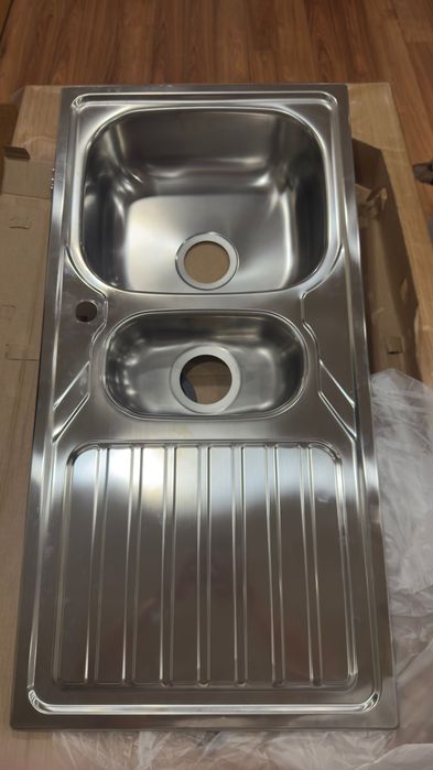 Lava-loiça RODI Home OKIO LINE 100 (100x50 cm) – Novo | Inox | Cuba Dupla