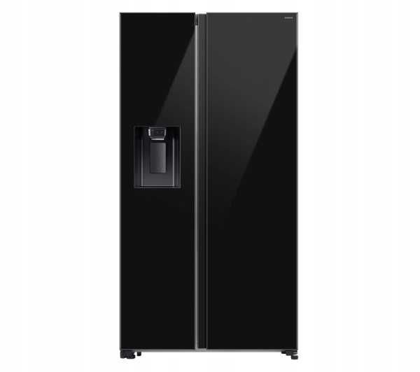 Samsung SBS RS70F64KEBEO Pełny No Frost 178,6cm Dystrybutor wody Kostkarka Zdalne sterowanie Czarne szkło