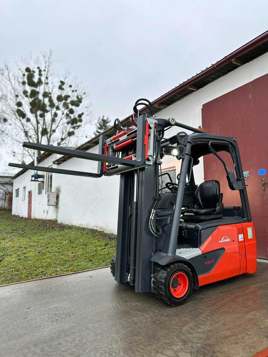 Штабелер електричний Навантажувач LINDE E18-02 1.8t 4.53m камера 2020