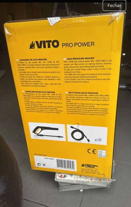 Máquina lavar pressão Vito NOVA
