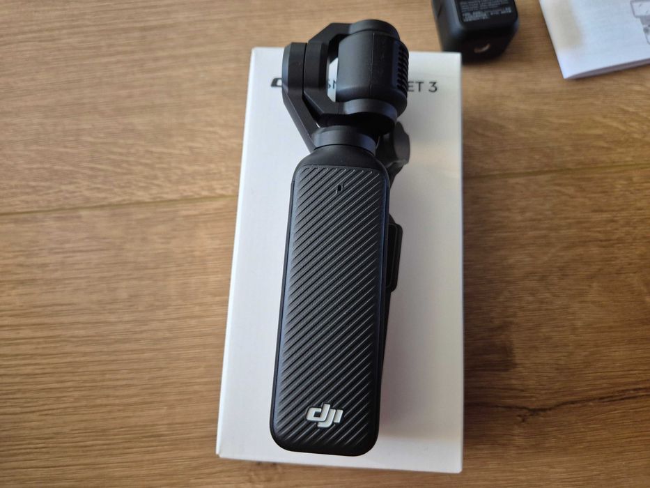 Dji Osmo Pocket 3 + 2 mikrofony dji mic mini biały i czarny, komplet jak nowy, GWARANCJA do 09.01.2028