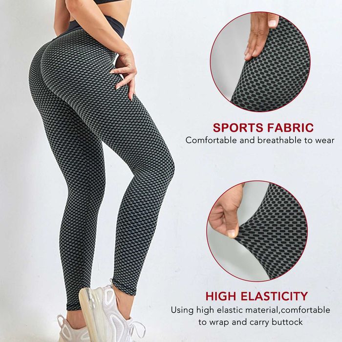Leggings Women Butt Lifting Workout Sports High Waist Pants