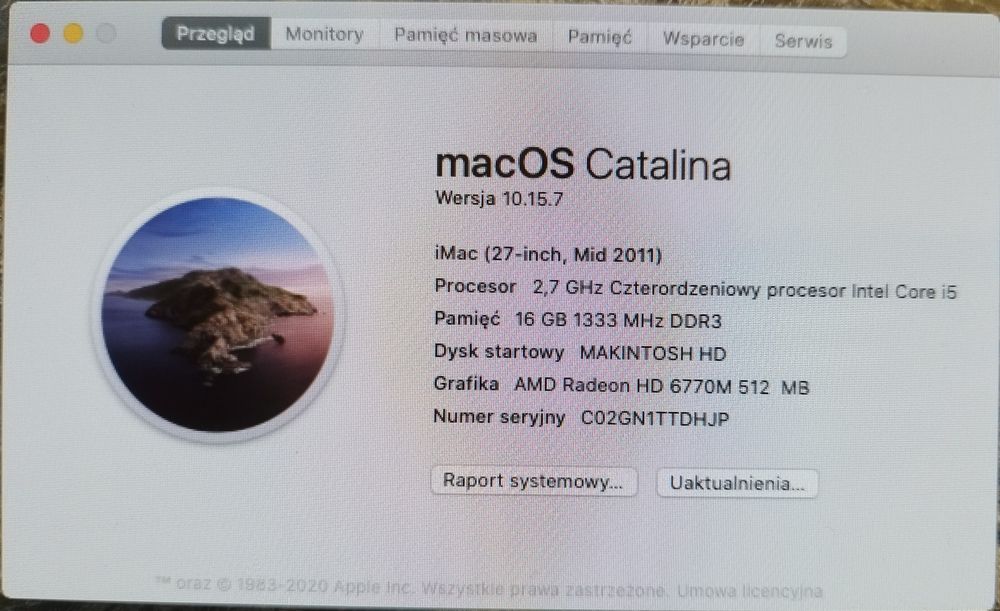 iMac 27 z 2011 r