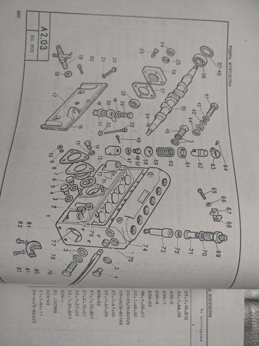 Katalog części samochodu Star 266