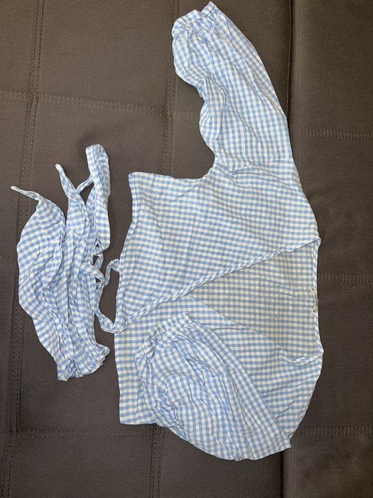 Топ-сорочка на завязку