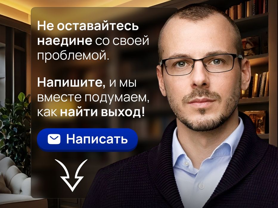 Психолог Психотерапевт Сексолог (Индивидуальный, Семейный, Детский) Онлайн. 15 лет опыта. 3700 клиентов. Гарантия результата.