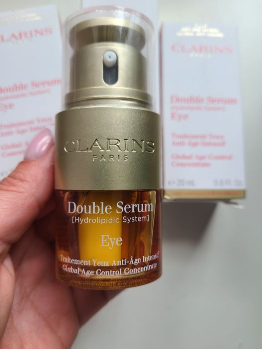 Clarins Double Serum Eye — антивікова сироватка для шкіри навколо очей