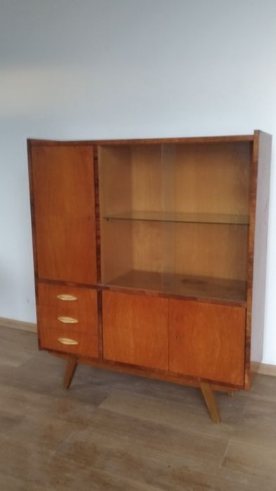 Kredens witryna barek prl