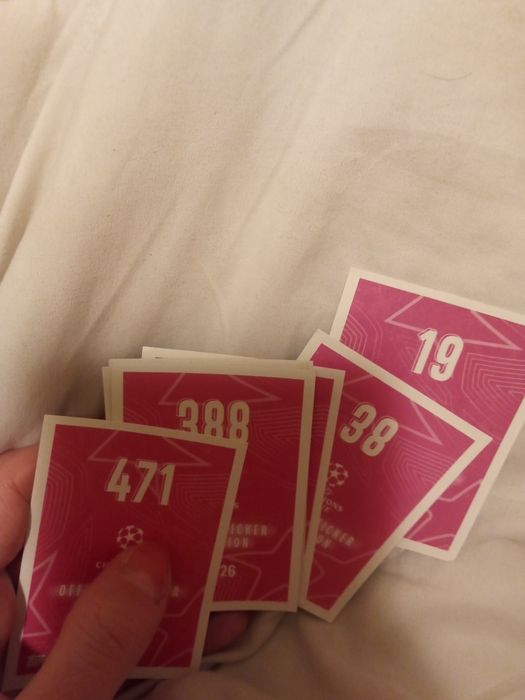 Naklejki topps Champion Ligue 25/26 8 sztuk