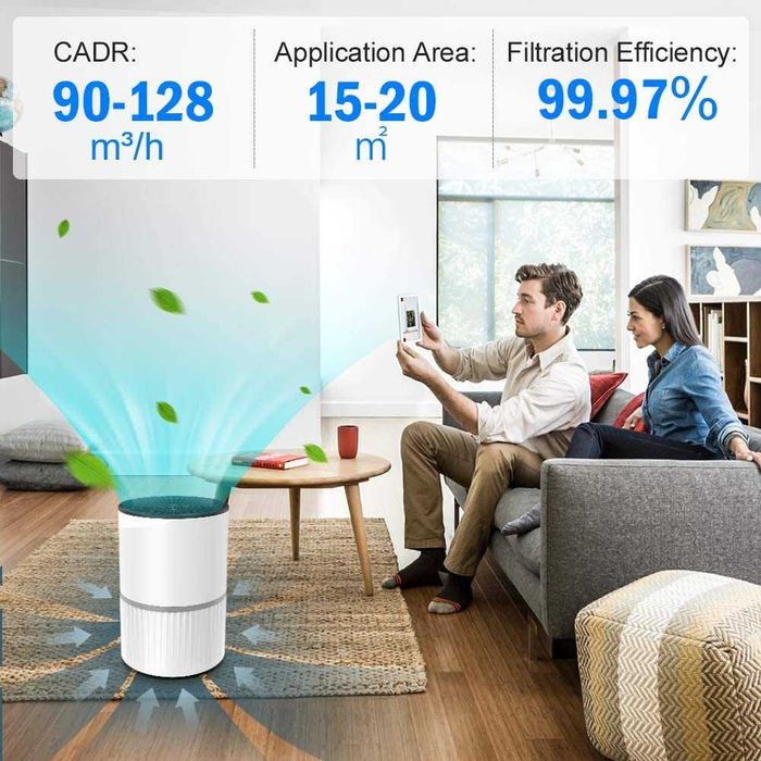 Purificador de ar com sistema de filtro