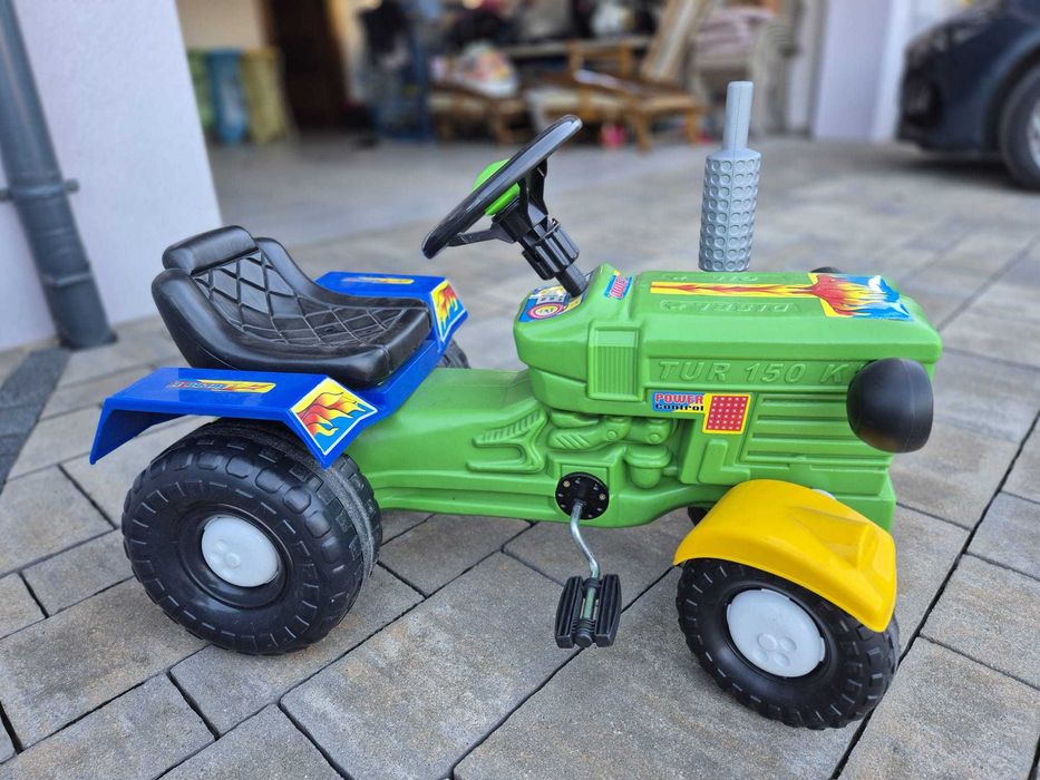 Traktor dziecięcy rowerek pojazd dla DZIECI NA PEDAŁY