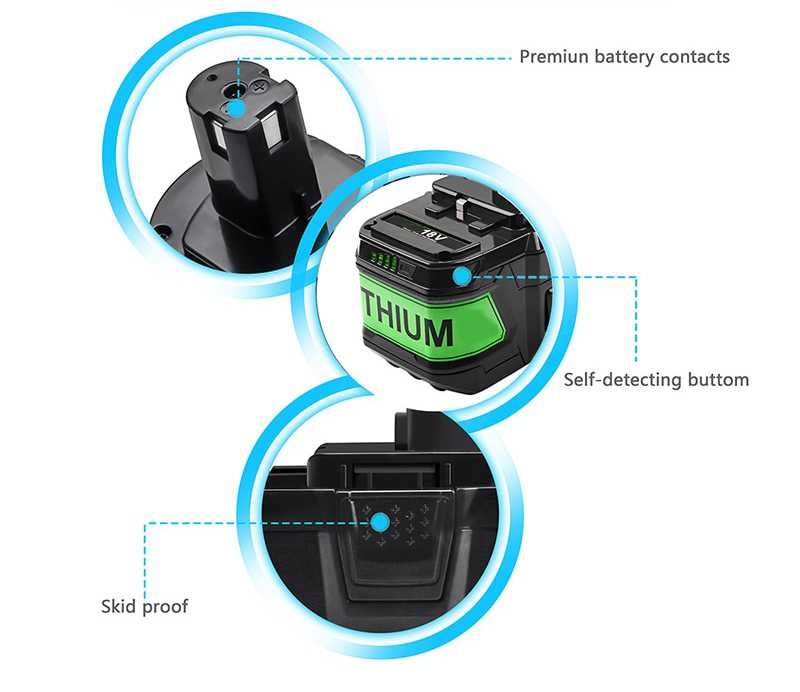 Akumulator RYOBI 18V 9Ah ZAMIENNIK + szybka ŁADOWARKA RYOBI - zestaw