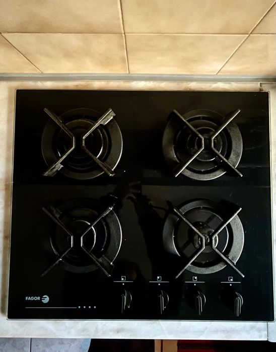 Placa a gás em bom estado