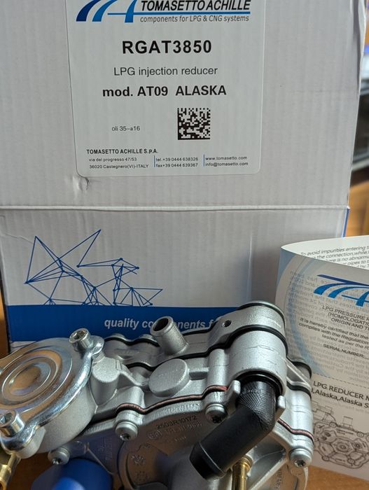 Газовий редуктор ALASKA AT09 Tomasetto .RGAT3850.