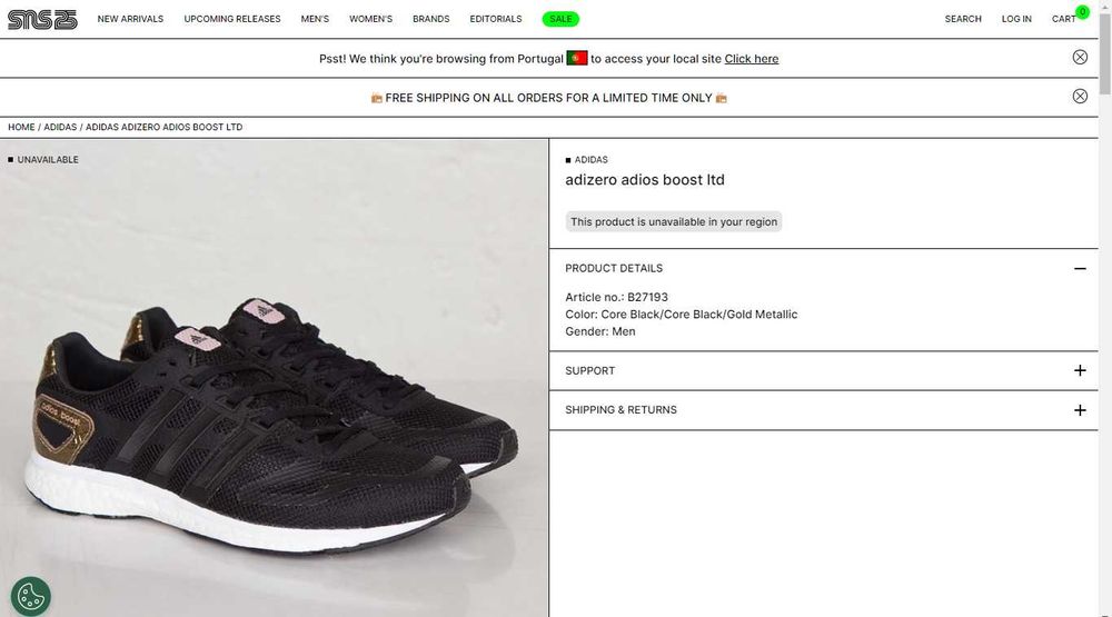 Adidas Adizero Boost, modelo RARO nº42 2/3, 50€ PORTES INCLUÍDOS (não estão em uso)