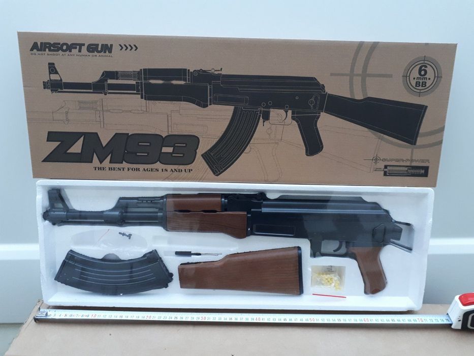 Автомат металлический на пульках Cyma ZM93 Калашникова (АК-47): 1 400 ...