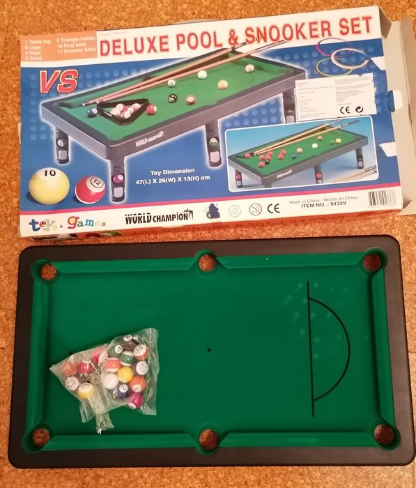 Jogo de snooker, novo