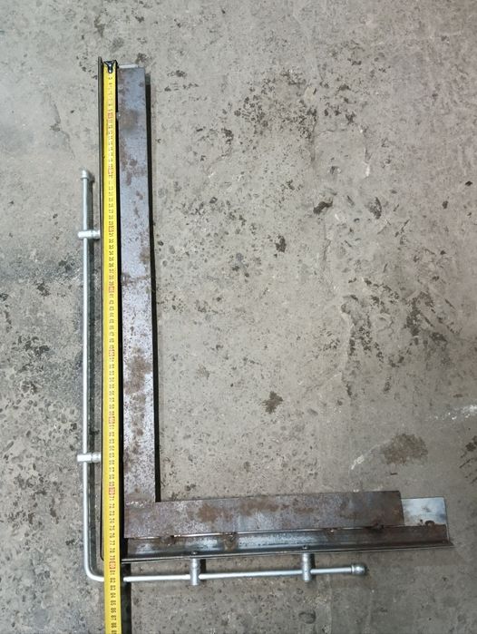 Кутник пічний нержавійка, малий 50*80см