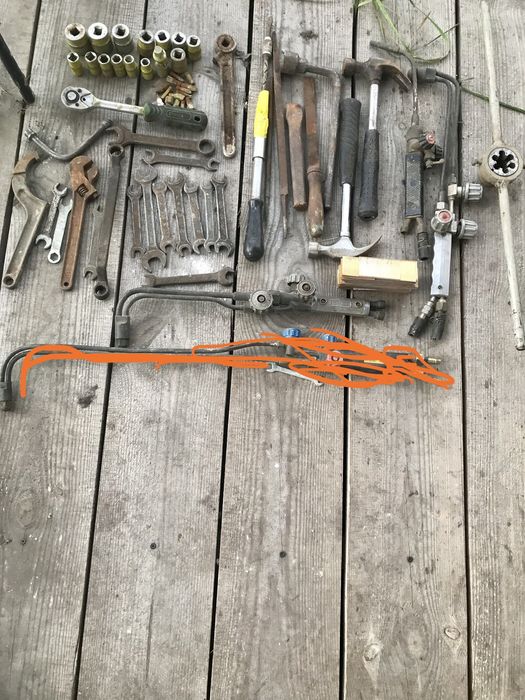 Резак, горелка, ключи