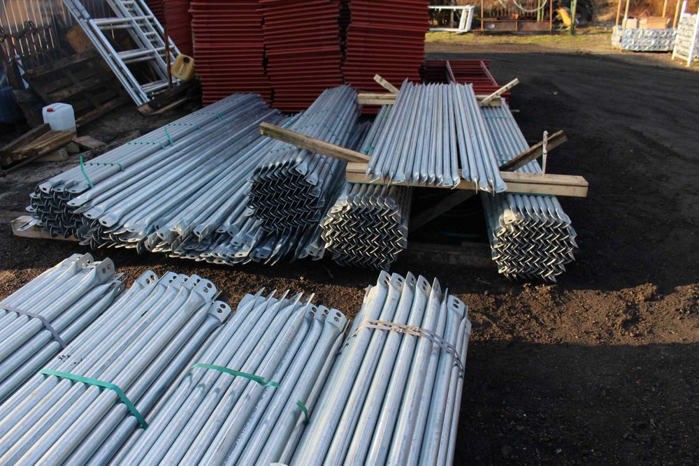 Rusztowanie elewacyjne plettac 9x6m powierzchnia robocza 54m2