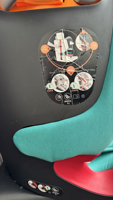 Продам Автокрісло Everna-fix, 9міс-12 років