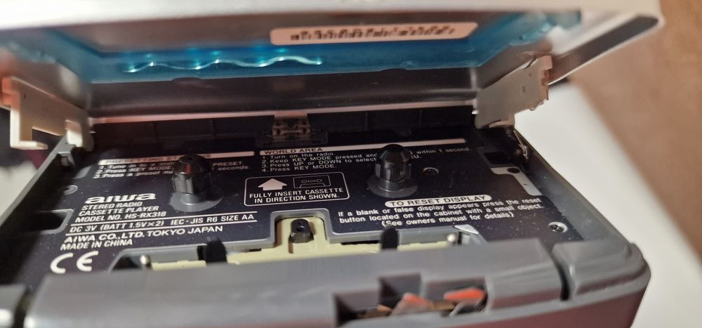 Редкий радиокассетный плеер Aiwa RX418 Walkman