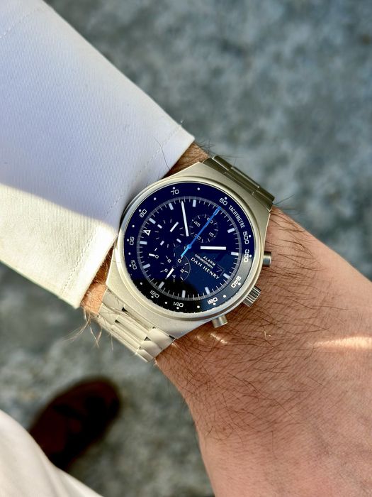 Dan Henry 1972 MAVERICK chronograph silver