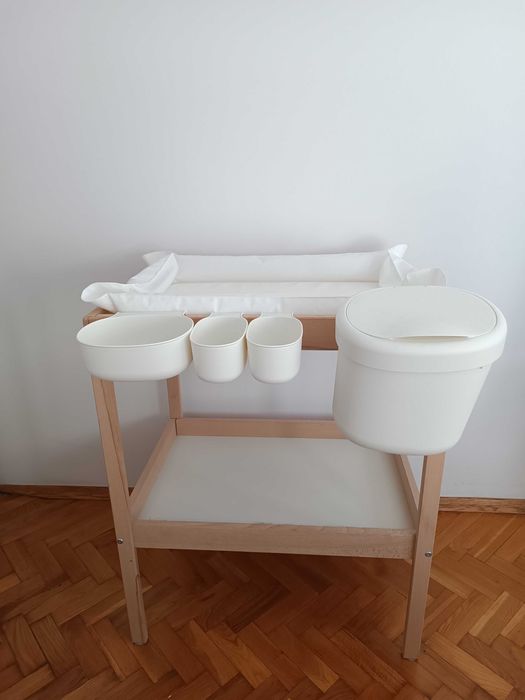 Przewijak IKEA SNIGLAR mata SKÖTSAM kosze zawieszane ÖNSKLIG