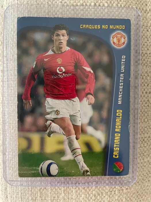 Carta Cristiano Ronaldo 2004 - Panini Craques do Mundo