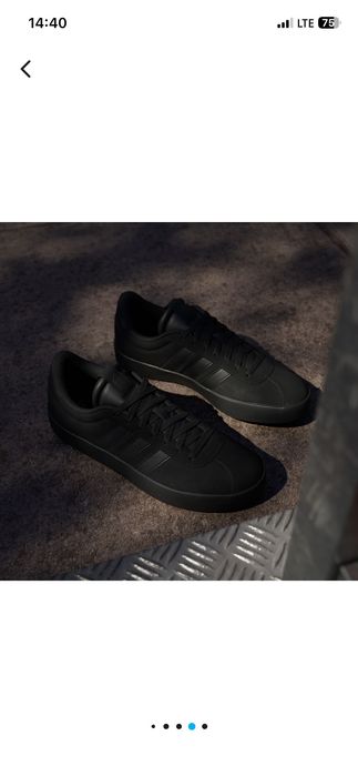 Кеди чоловічі Adidas Vl Court 3.0 ID9184 41 1/3 (7.5 UK) чорні