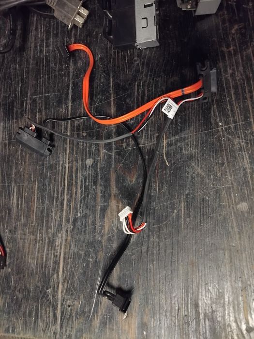 MEGA ZESTAW Okablowanie komputera PC SATA USB właczniki reset