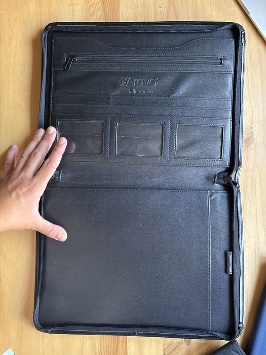 Pasta Profissional A4 em Pele – NOVA