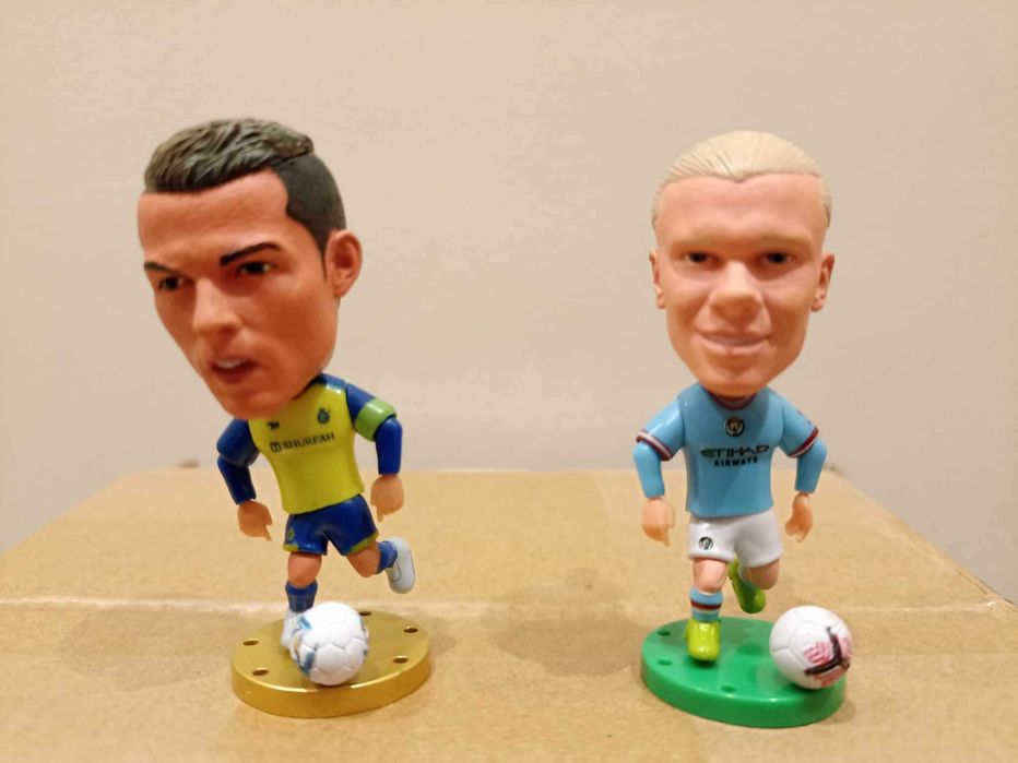 Zestaw 2 x figurki piłkarzy Haaland vs Ronaldo