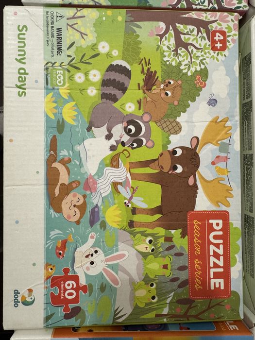 Продам набір дитячих пазлів Dodo