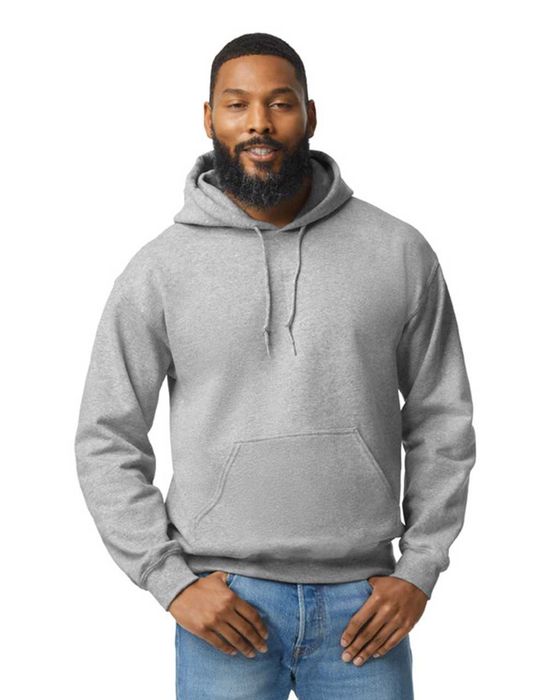 Bluza z kapturem uniwersalna GILDAN DRYBLEND szara XXL Kangurka